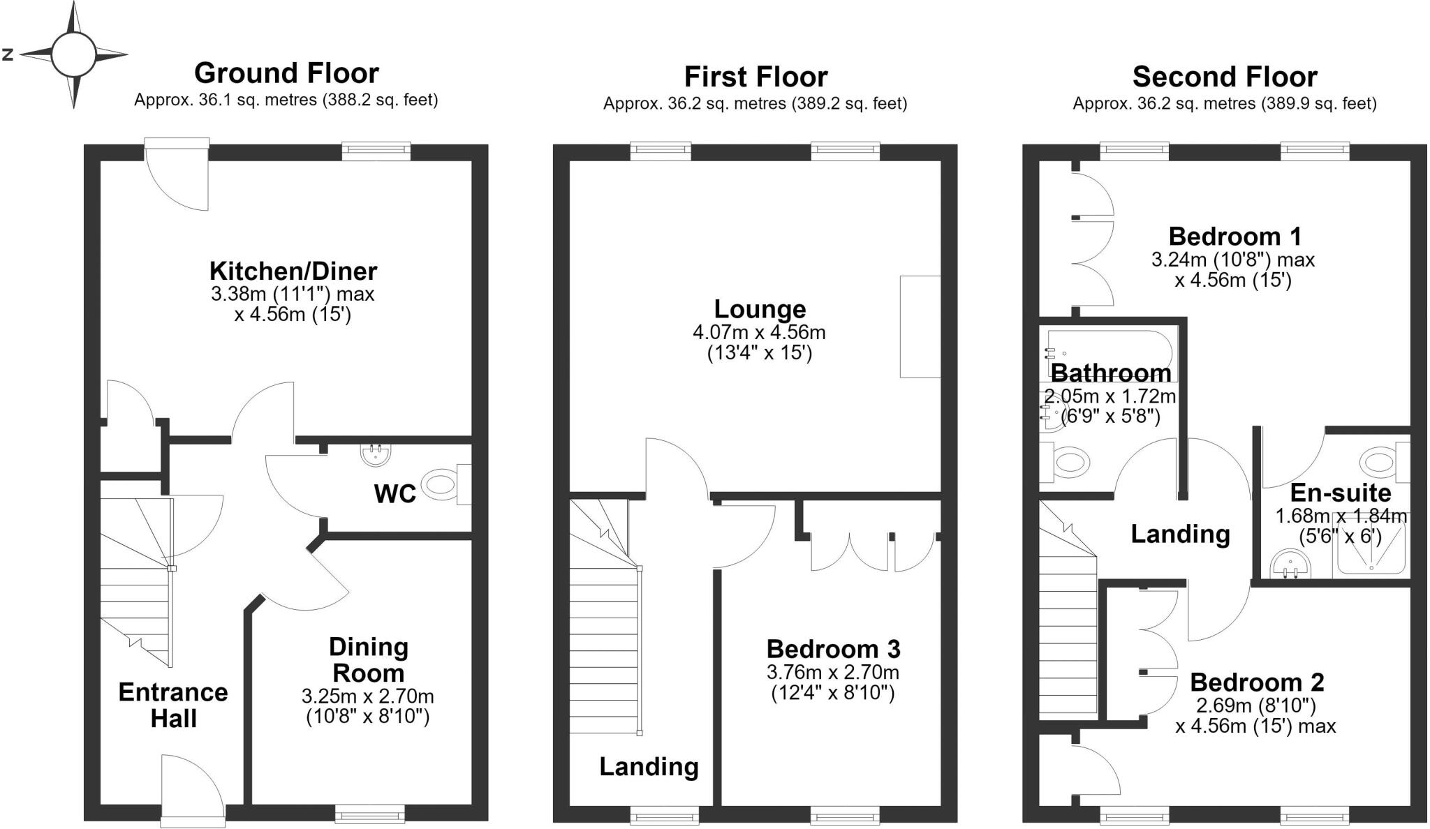 Horton Way, Stapeley, Nantwich floorplan