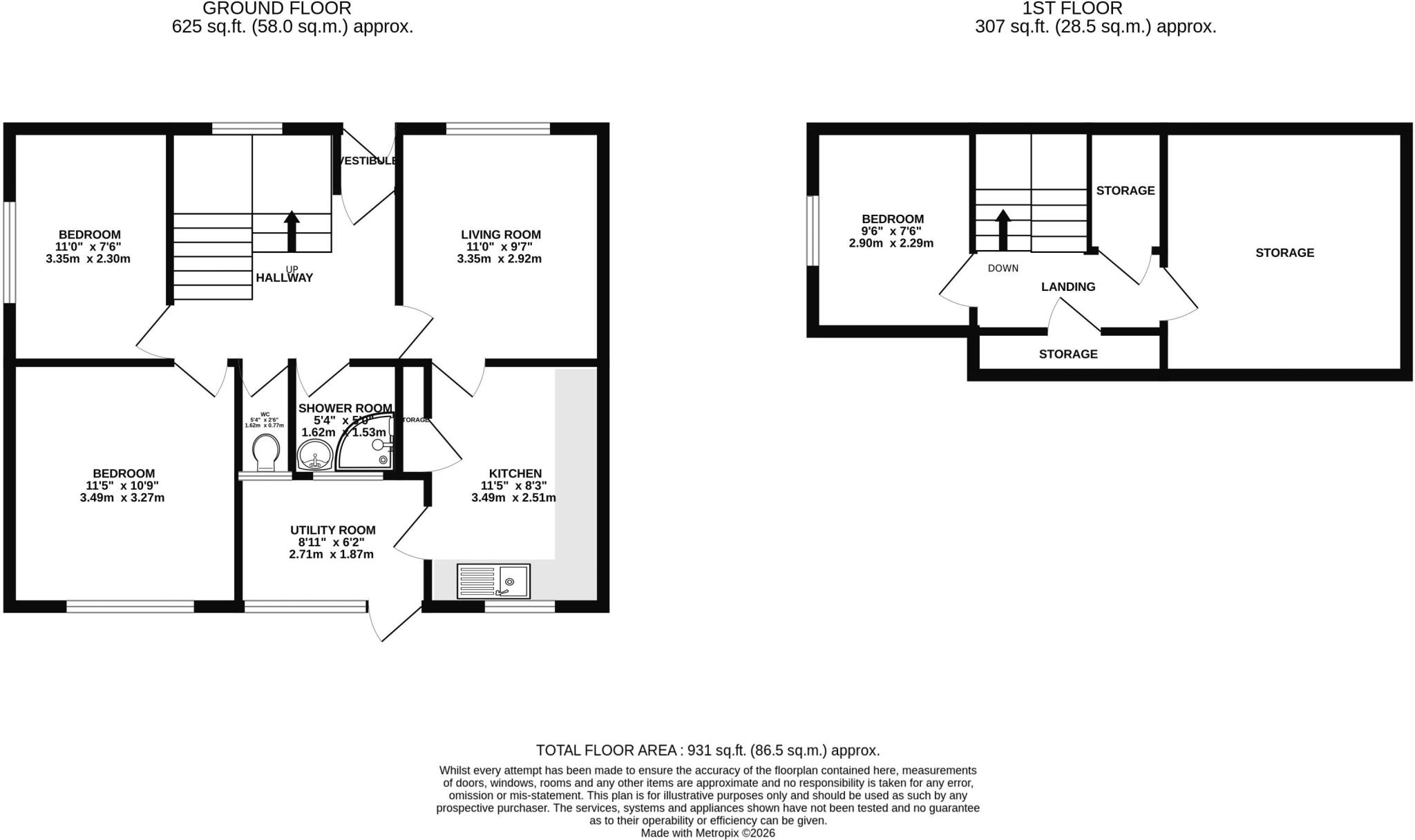 Thirlmere Avenue, Standish, Wigan floorplan
