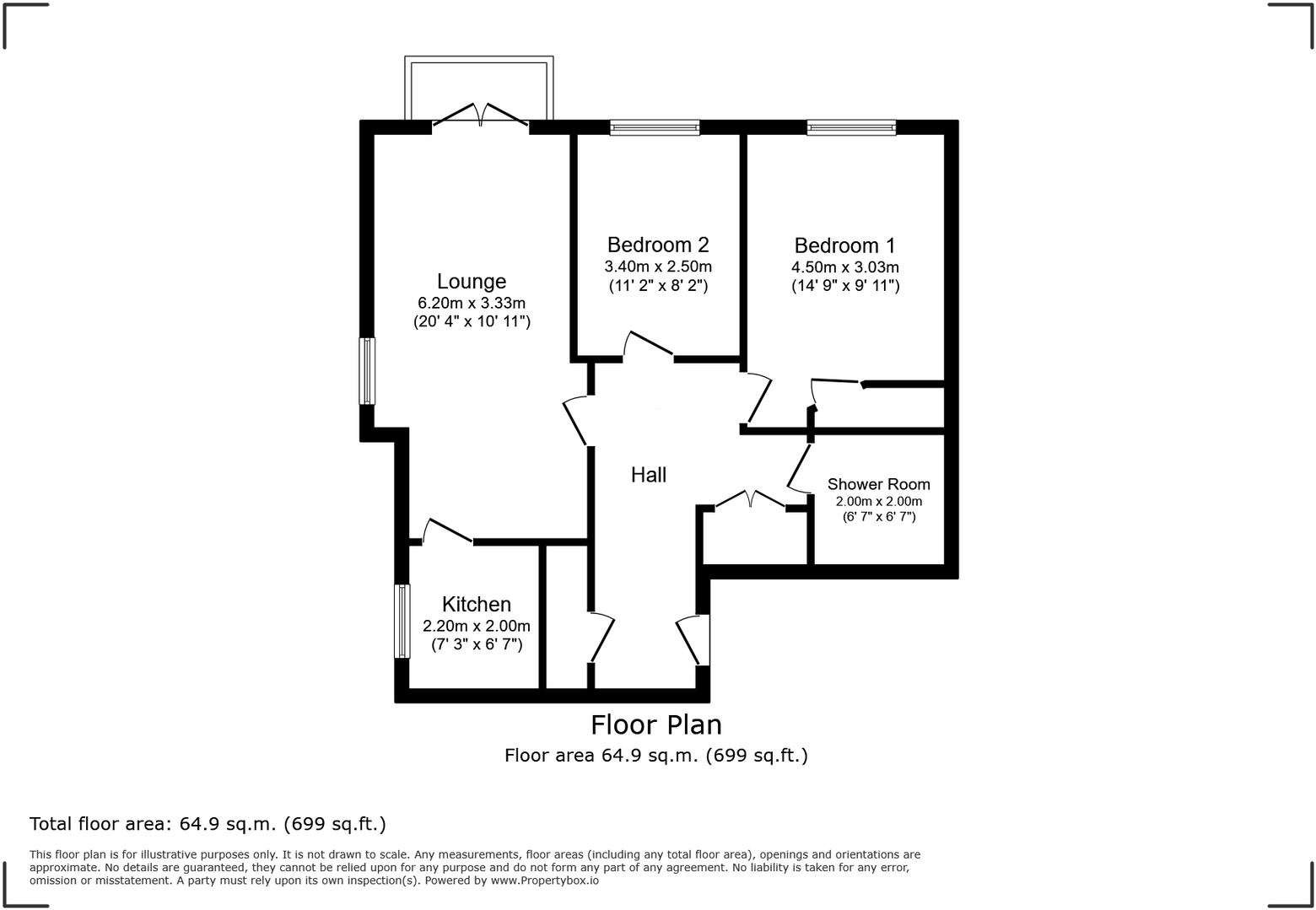 Lido Grange, Sandy Lane, Prestayn, Denbighshire LL19 7AX floorplan