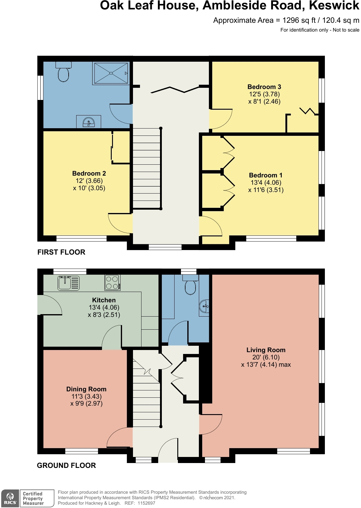 Oak Leaf House, Ambleside Road, Keswick, Cumbria, CA12 4DL floorplan