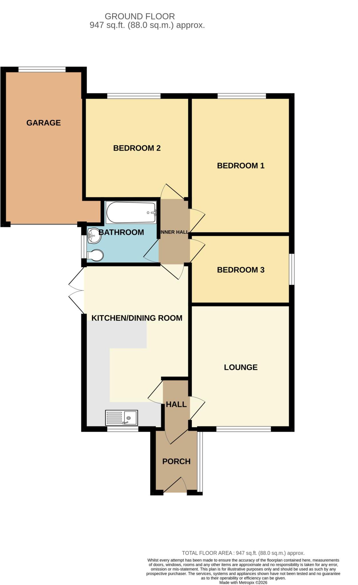 Cavendish Drive, Rock Ferry floorplan