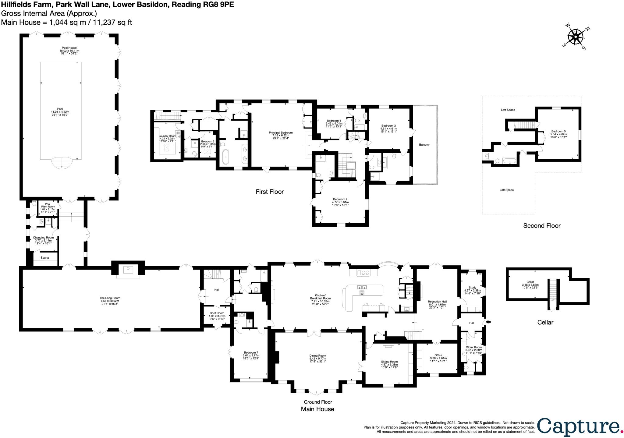 Park Wall Lane, Lower Basildon, Reading, Berkshire, RG8 floorplan