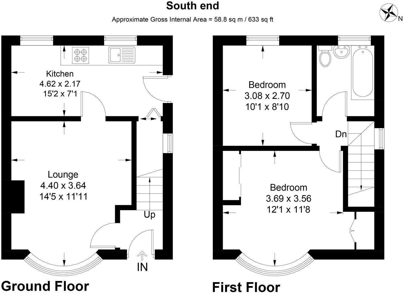 South End, Broadgate, Preston floorplan