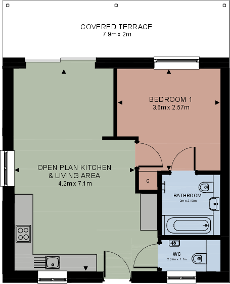 Saltmarsh Avenue, TOLLESBURY floorplan