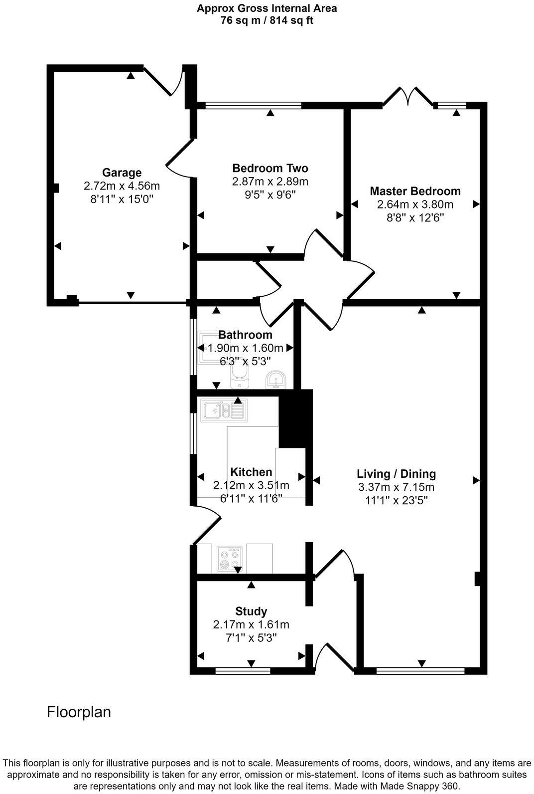 Lime Grove, Lichfield floorplan