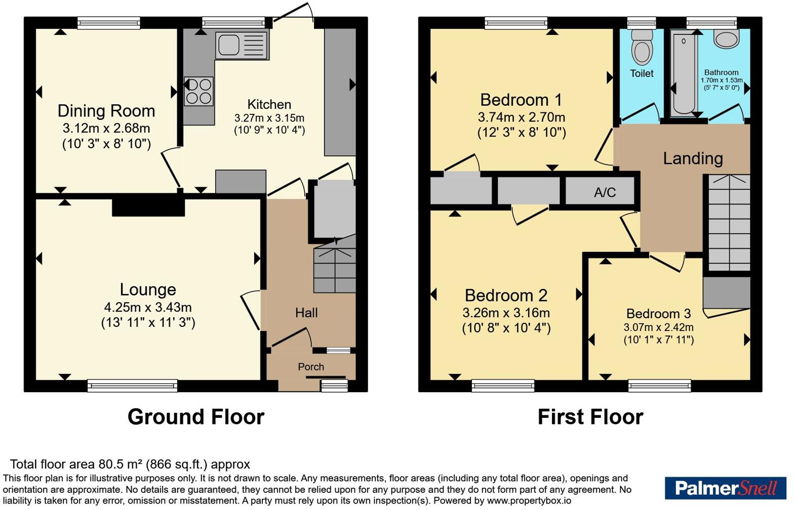 Netherton Road, Yeovil, Somerset, BA21 floorplan