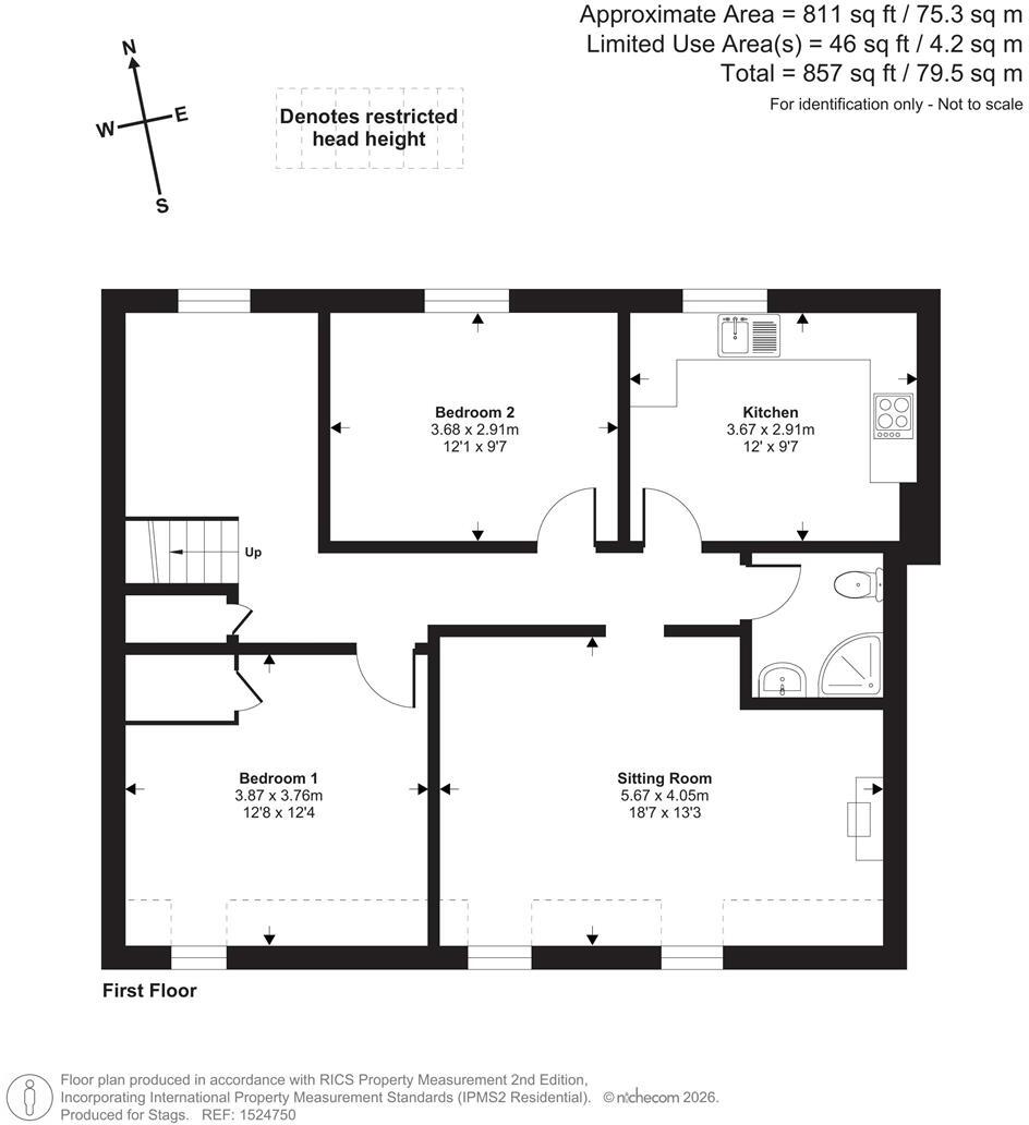 63 East Street, Bridport floorplan