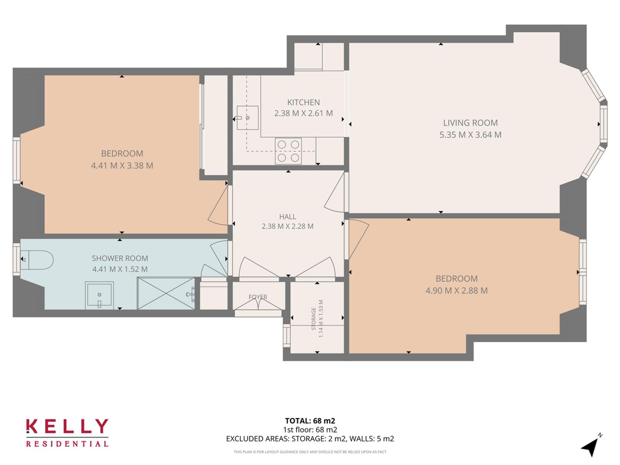 Minard Road, Glasgow, G41 floorplan