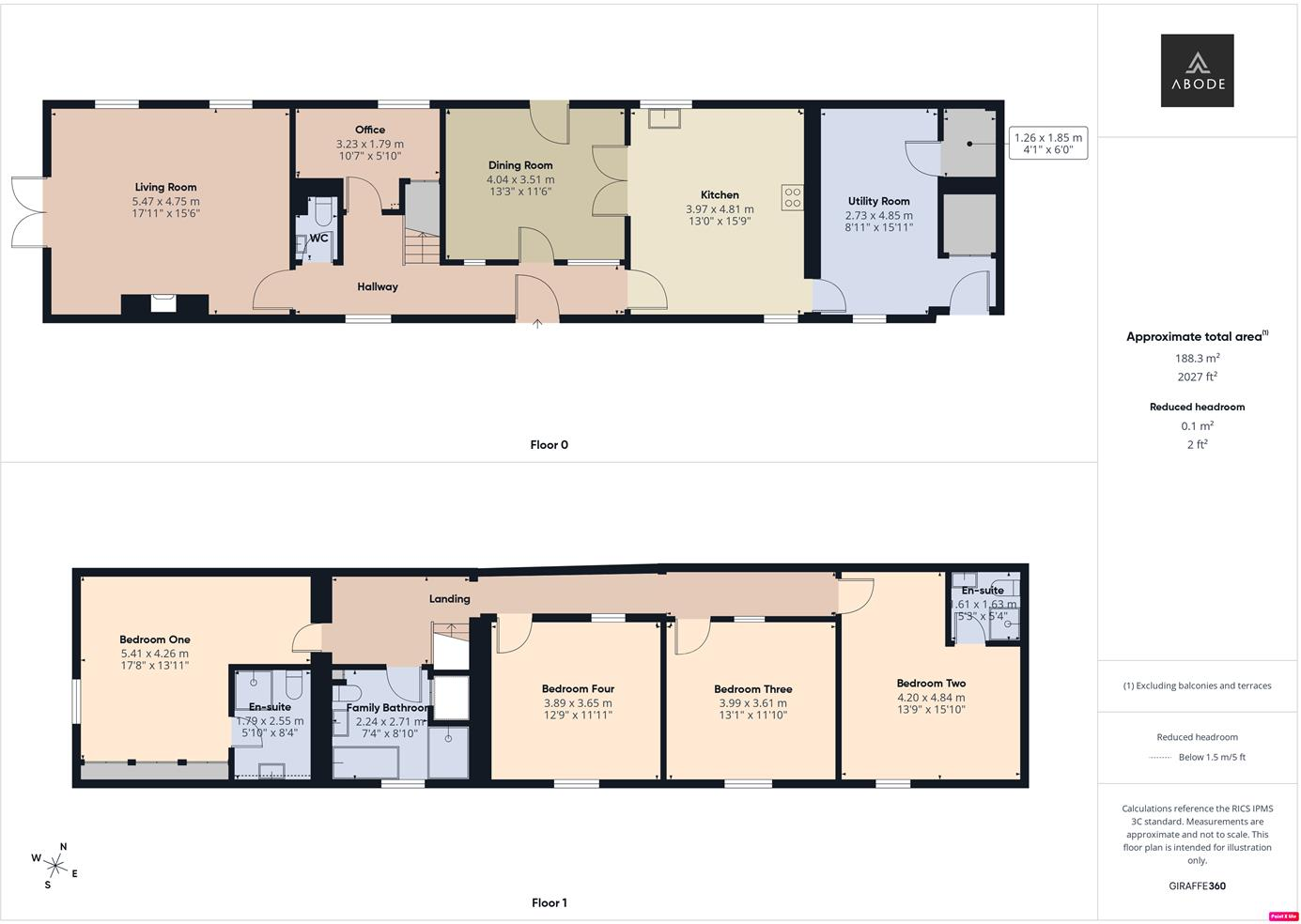 Nobut Road, Leigh, Staffordshire floorplan
