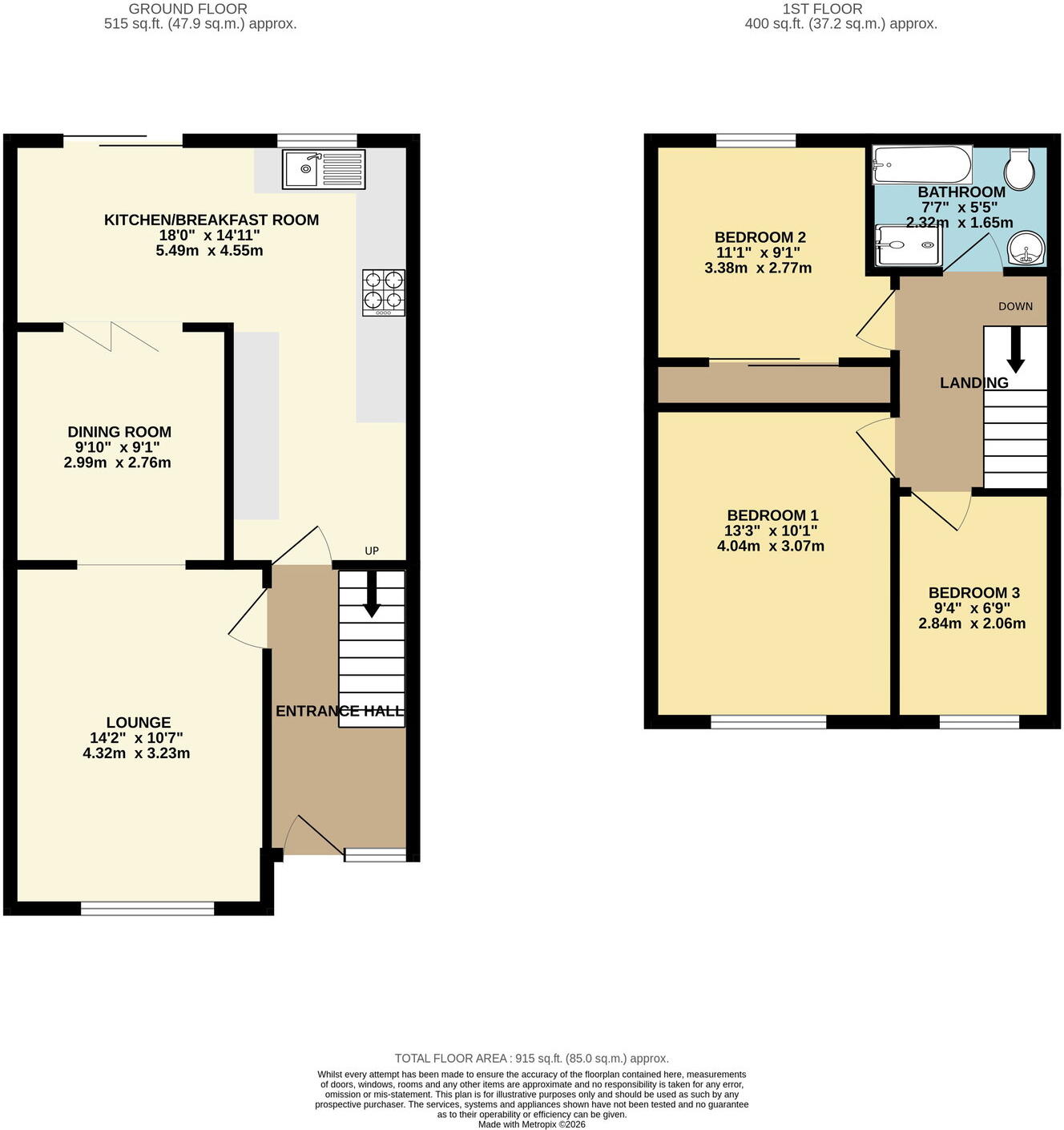 Long Down Gardens, Mainstone, Plymouth, PL6 8SB floorplan