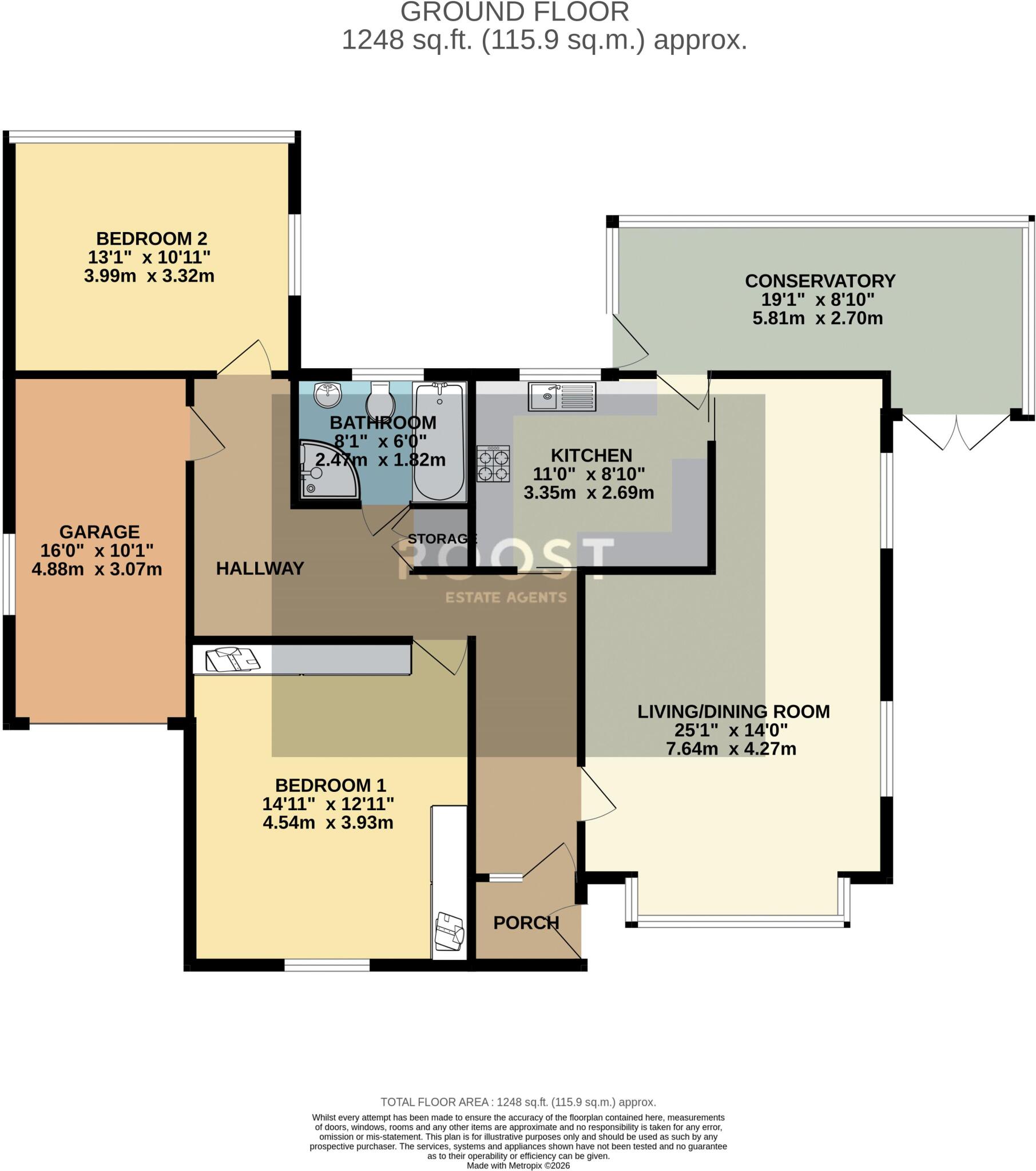 Denby Drive, Cleethorpes floorplan