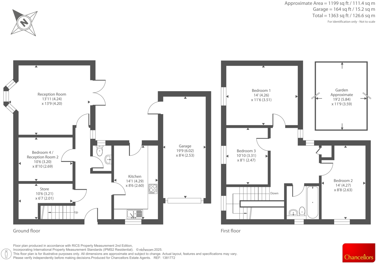 Coverley Road, Headington, Oxford floorplan