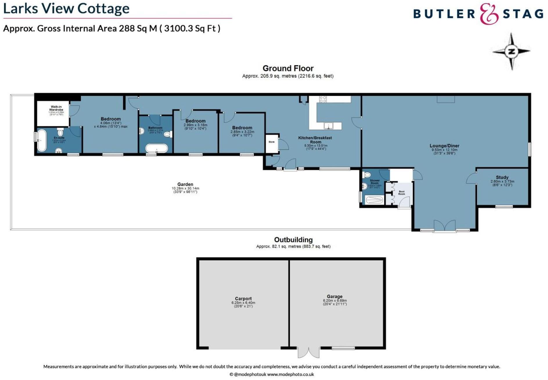 Tawney Lane, Stapleford Tawney, RM4 floorplan