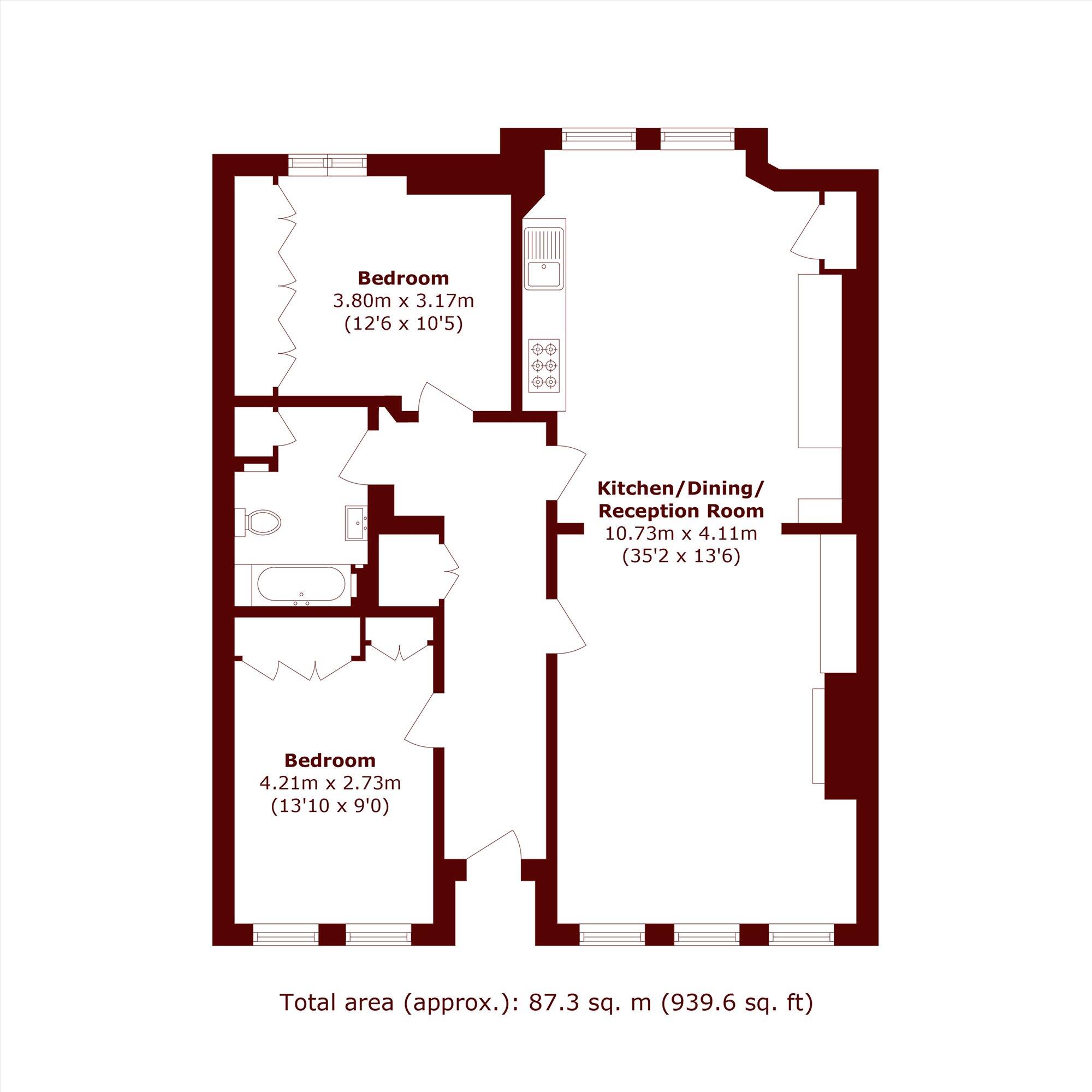 Brondesbury Road, Queen's Park floorplan