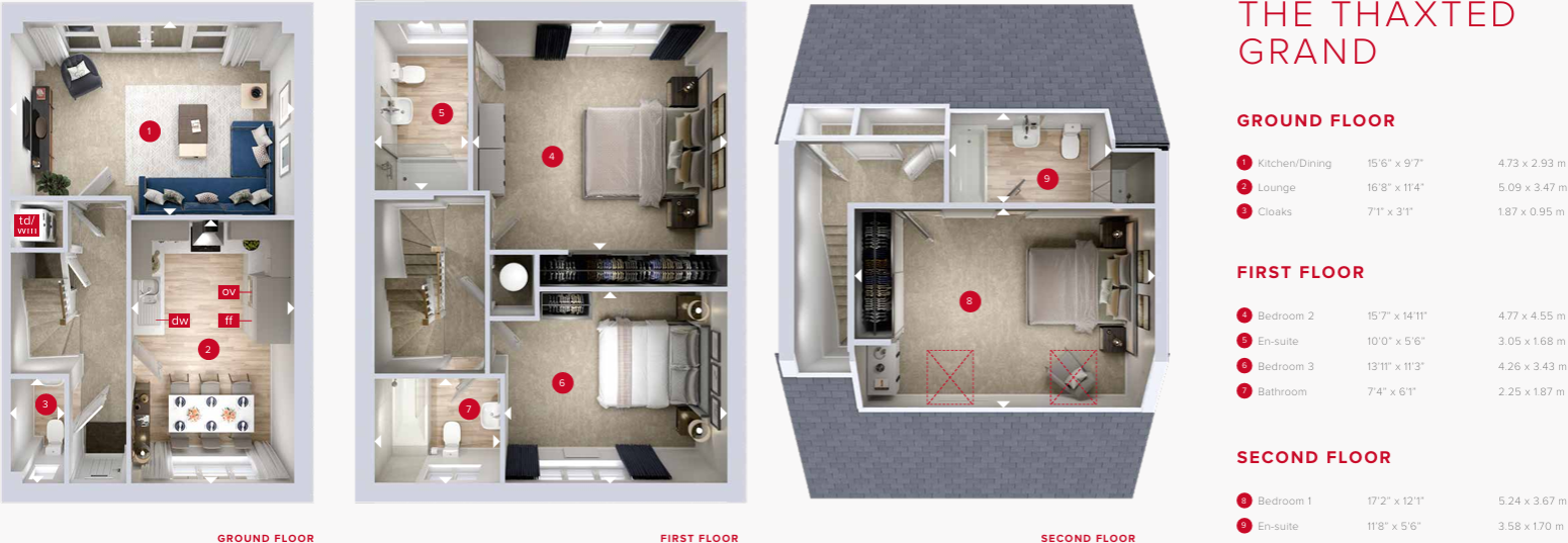 Quantrill Grove, CM8 floorplan