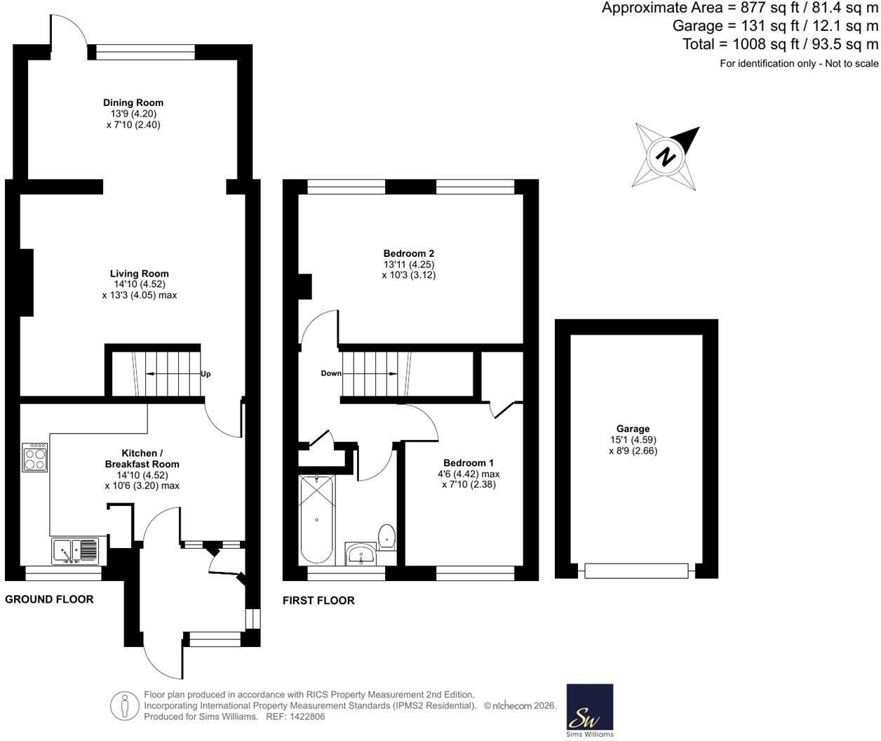 Elm Grove South, Barnham floorplan