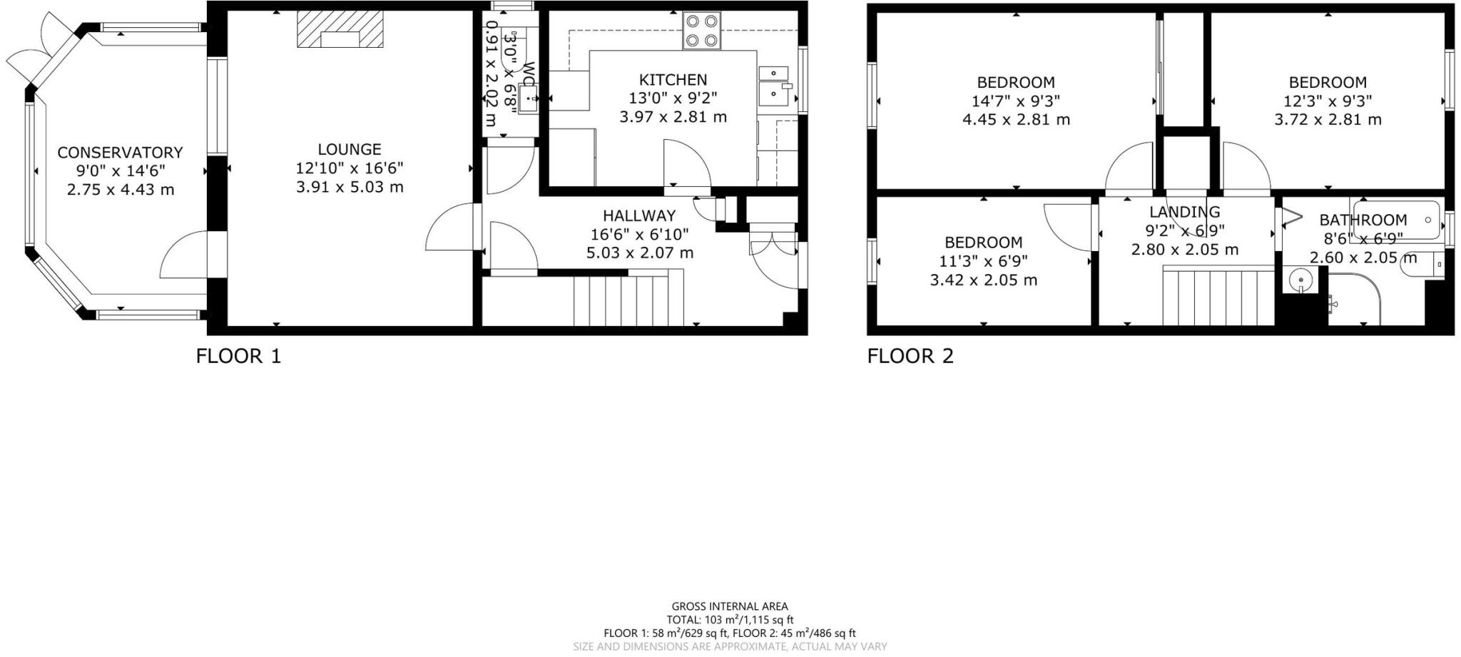 Akehurst Field, Ashburnham, Battle, East Sussex floorplan