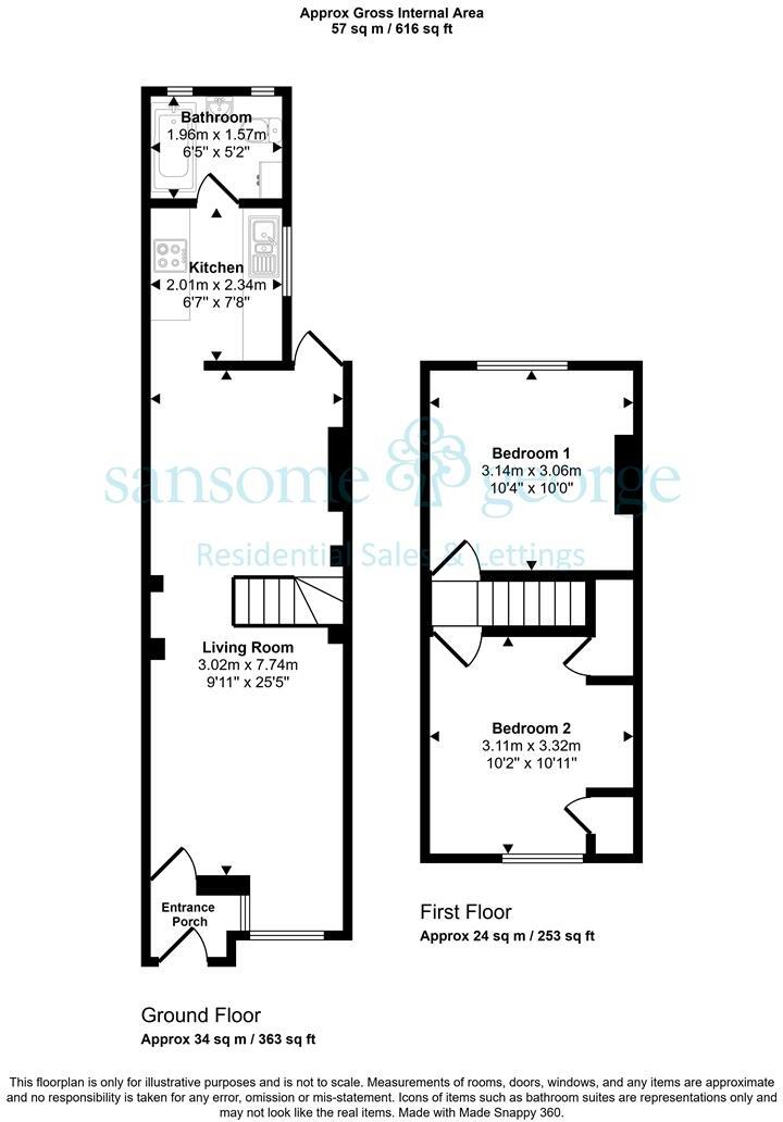 Albany Road, Reading floorplan