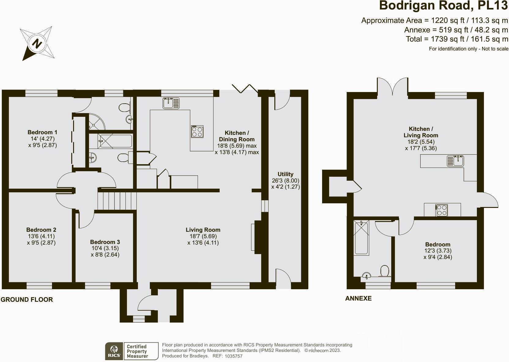 Bodrigan Road, Looe, Cornwall, PL13 floorplan