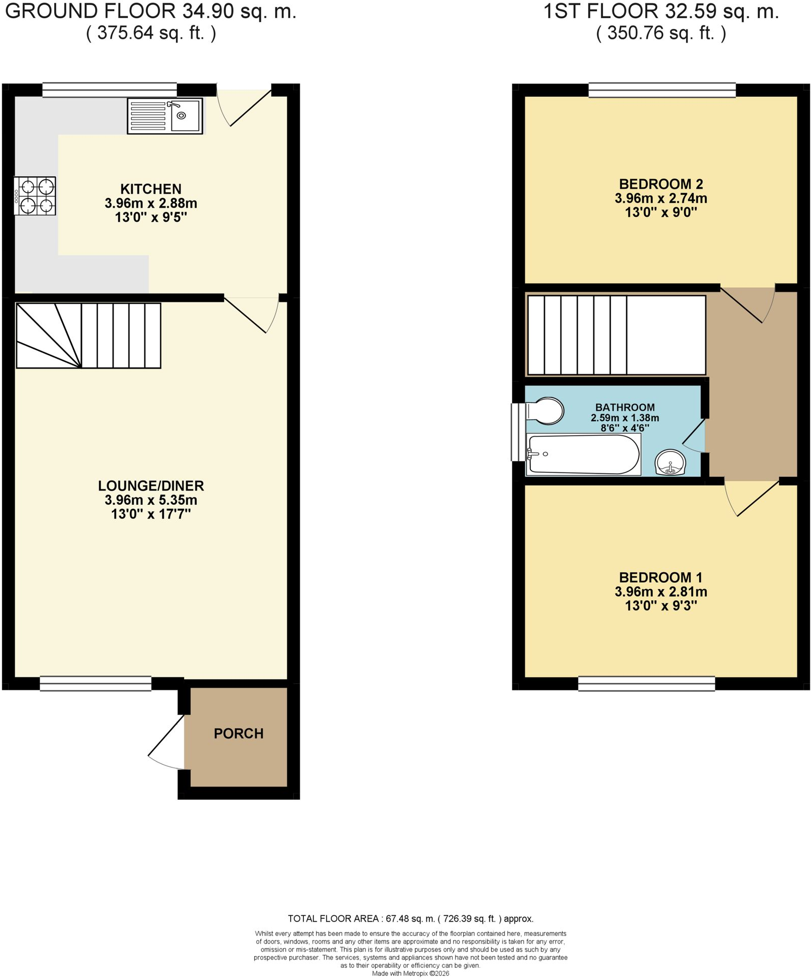 Faldo Close, Rushey Mead, Leicester, LE4 floorplan