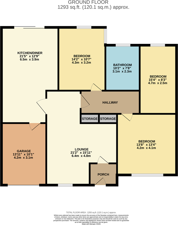 Sandy Lane, Hindley Green, WN2 4EP floorplan