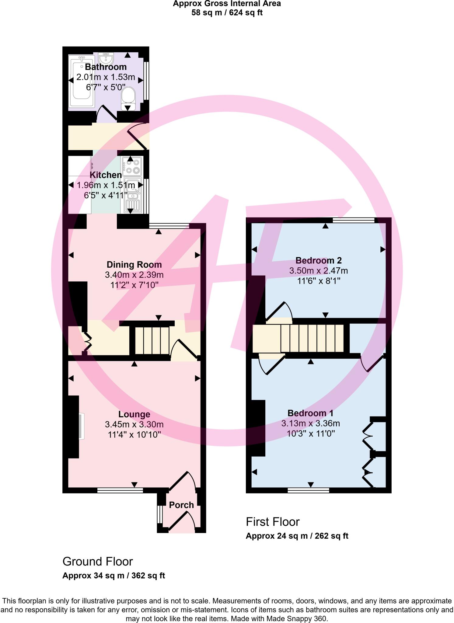 Fairy Glen, Old Colwyn, Conwy, LL29 floorplan