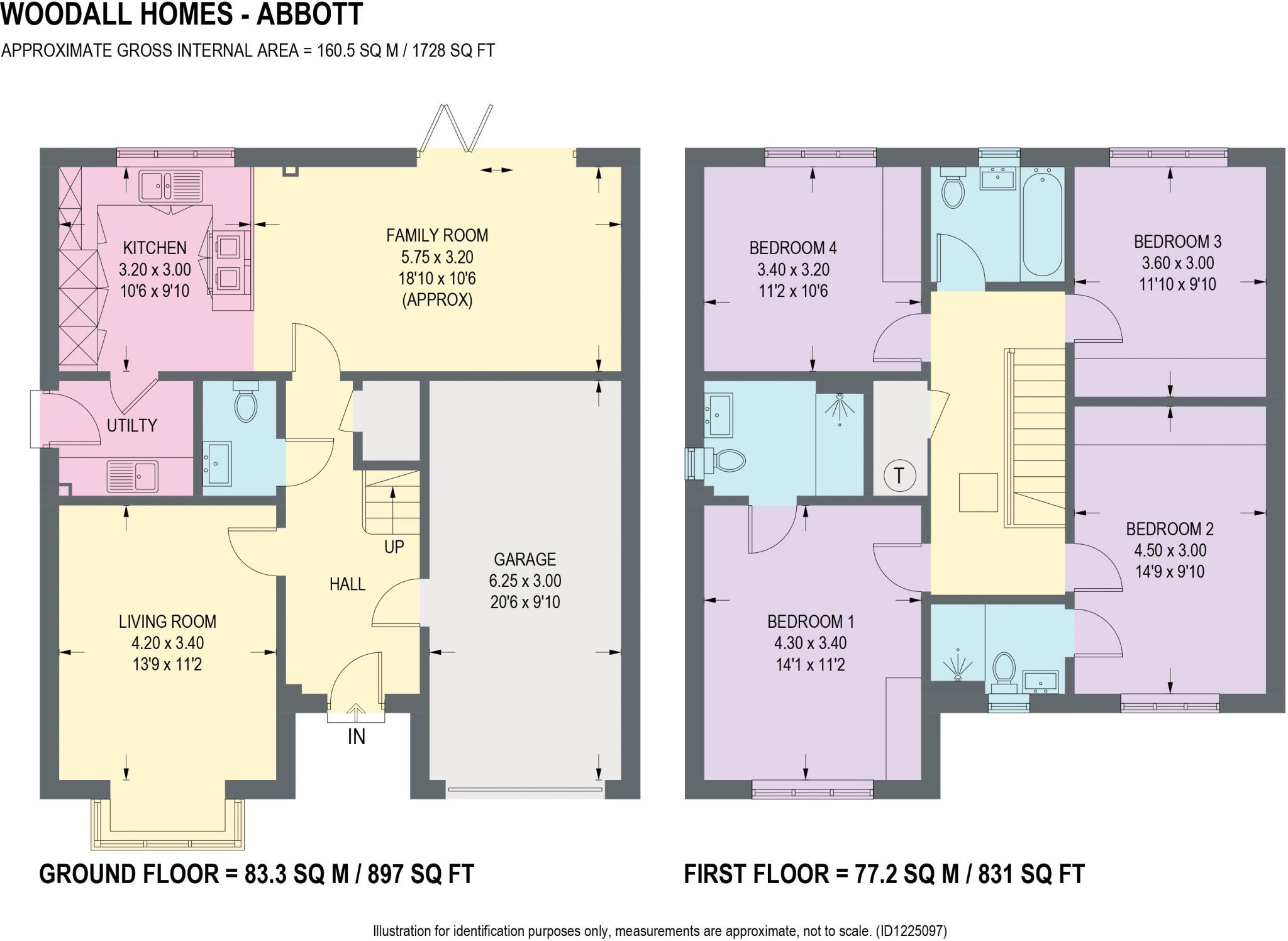 Abbott, Oakham Grange, Chesterfield floorplan