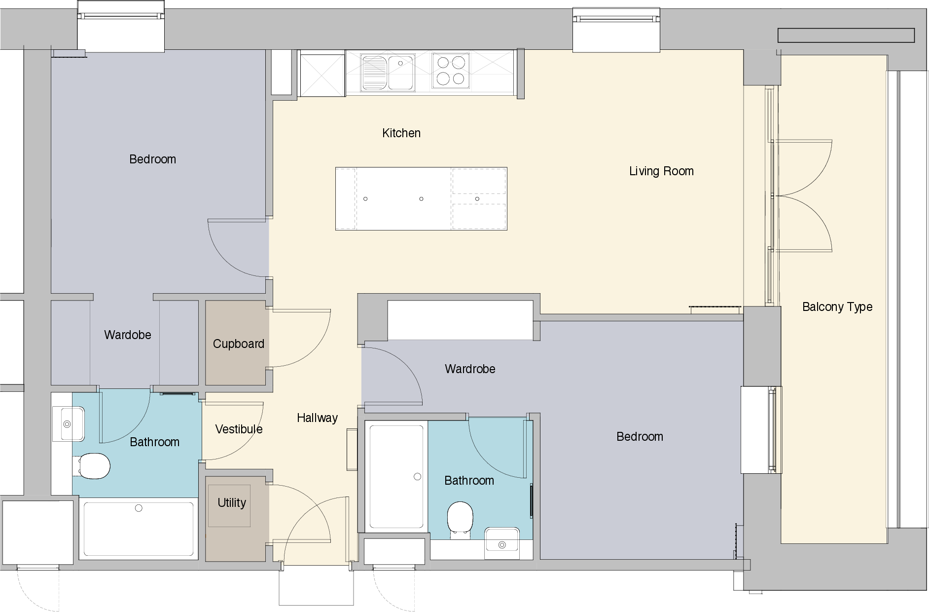 Cotton Field Wharf, New Union Street, Manchester floorplan