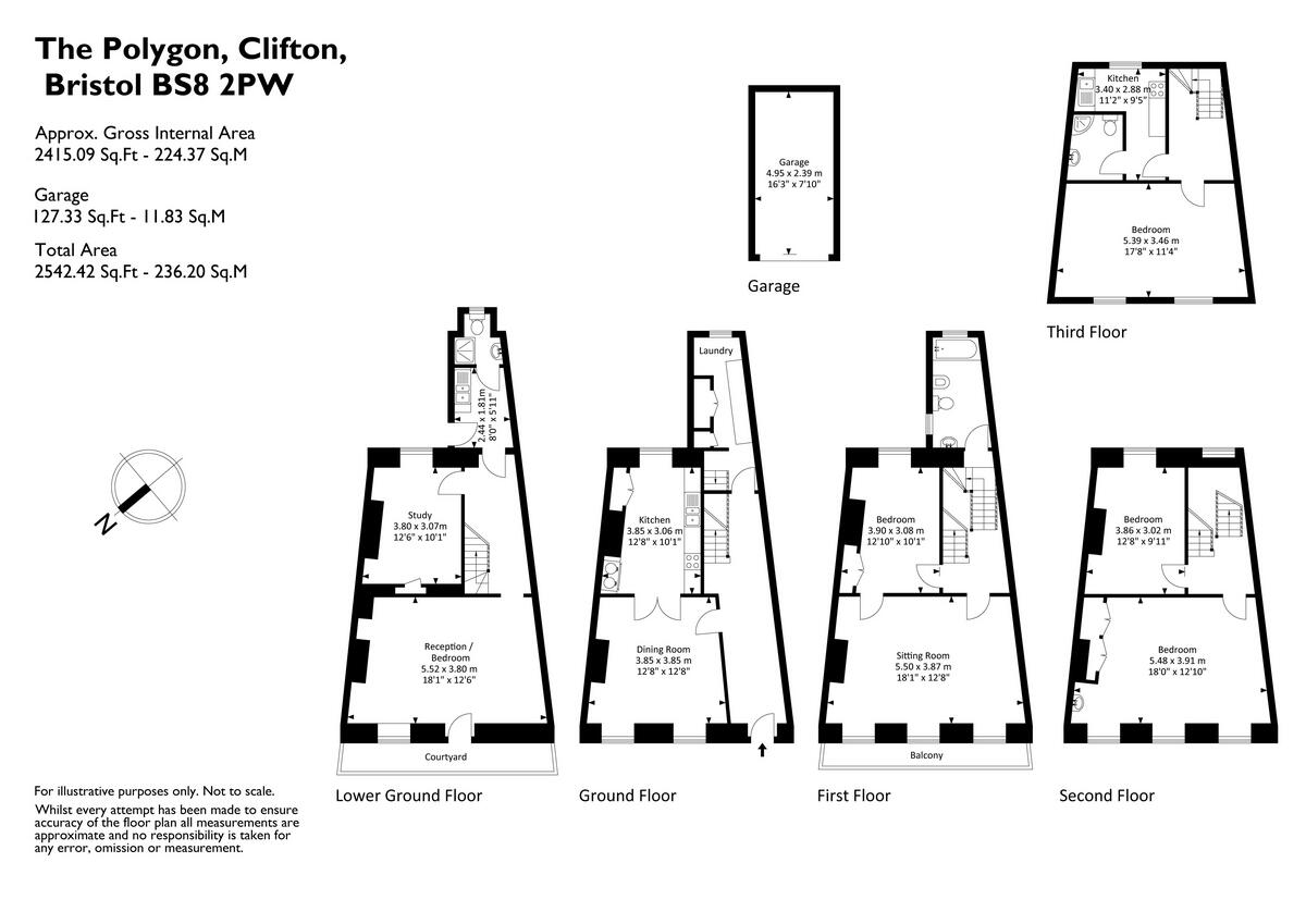 The Polygon, Clifton, Bristol, BS8 floorplan