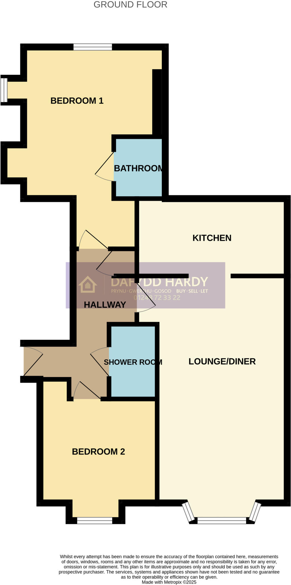 Lon Y Don, Trearddur Bay, Isle of Anglesey, LL65 floorplan