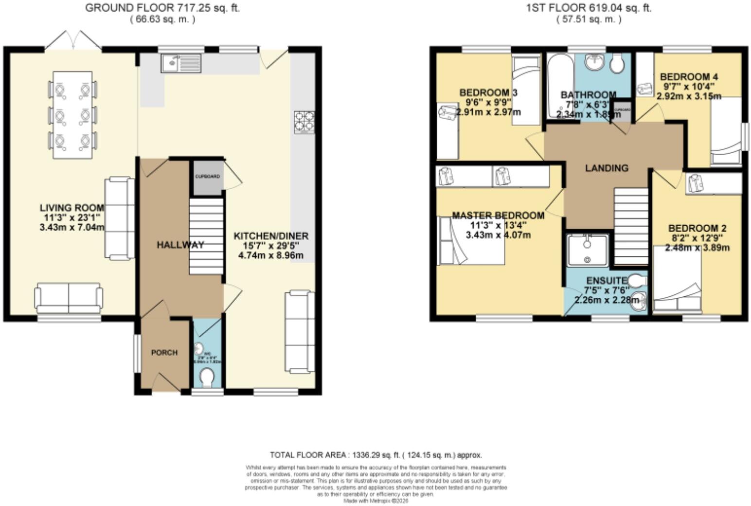 Clares Farm Close, Warrington, WA1 floorplan