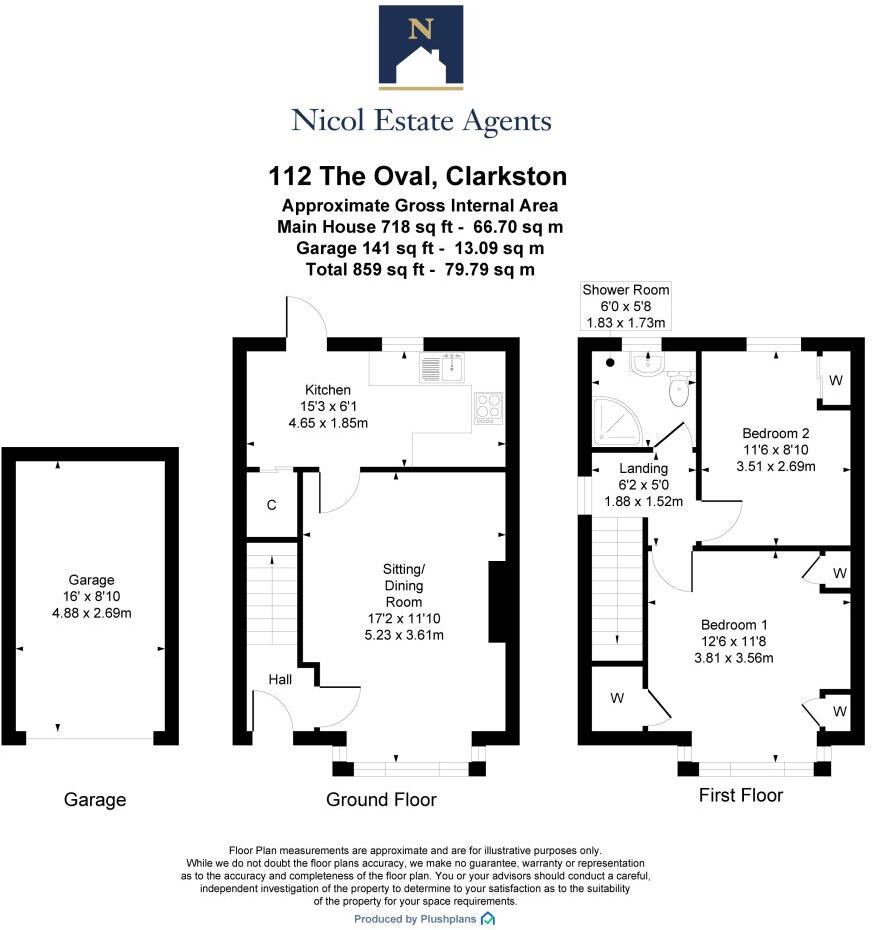 The Oval, Clarkston floorplan