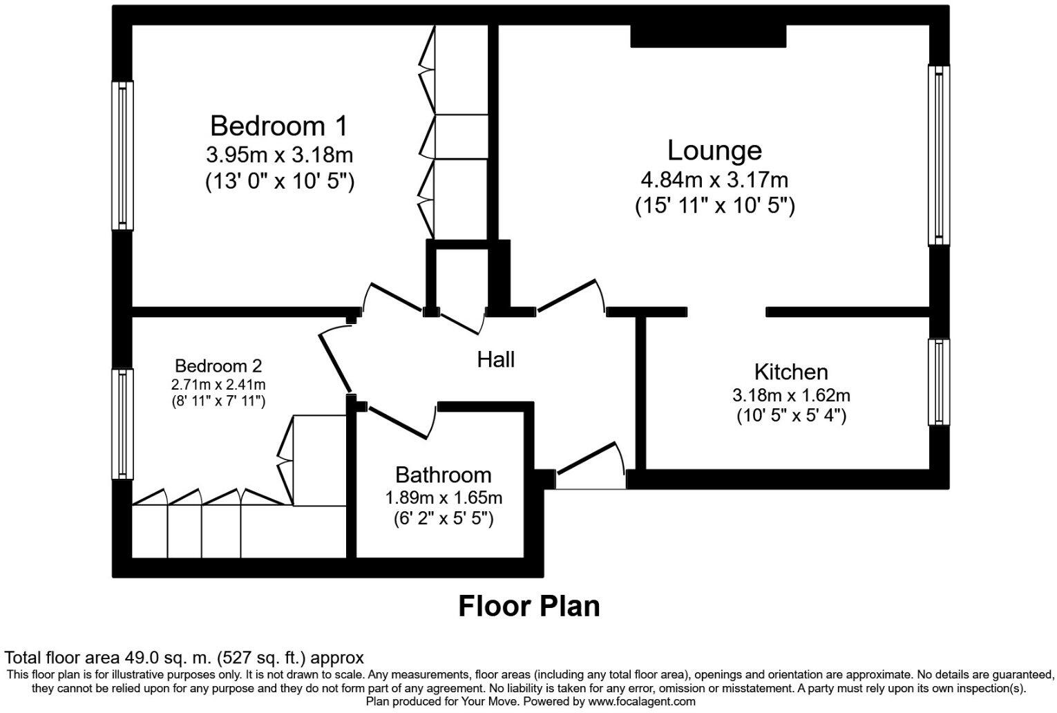 Thirlmere Close, Leeds, West Yorkshire, LS11 floorplan