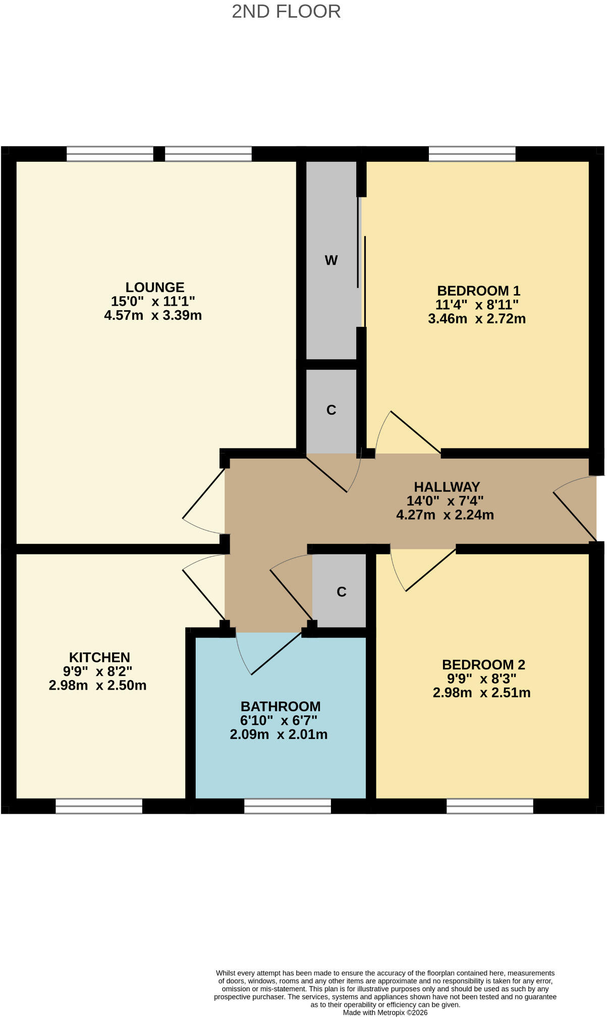77J Budhill Avenue, Budhill, Glasgow, G32 0PG floorplan