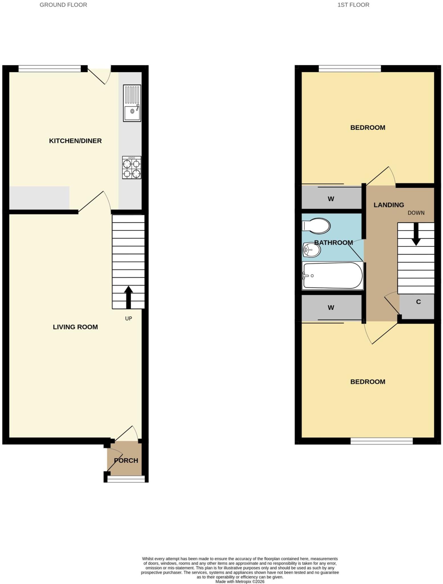 Dale Road, Newquay floorplan