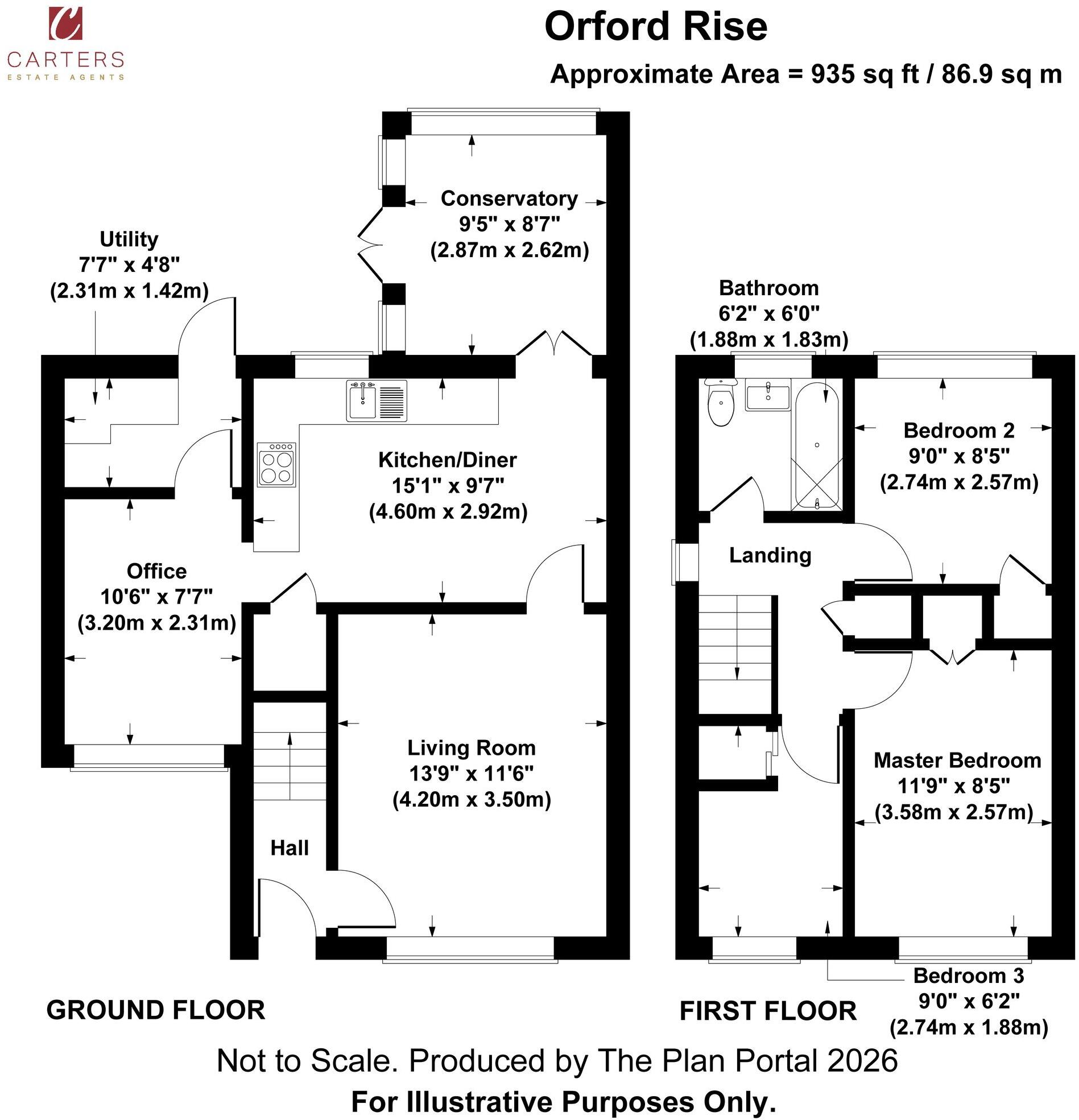 Orford Rise, Galley Common, CV10 floorplan