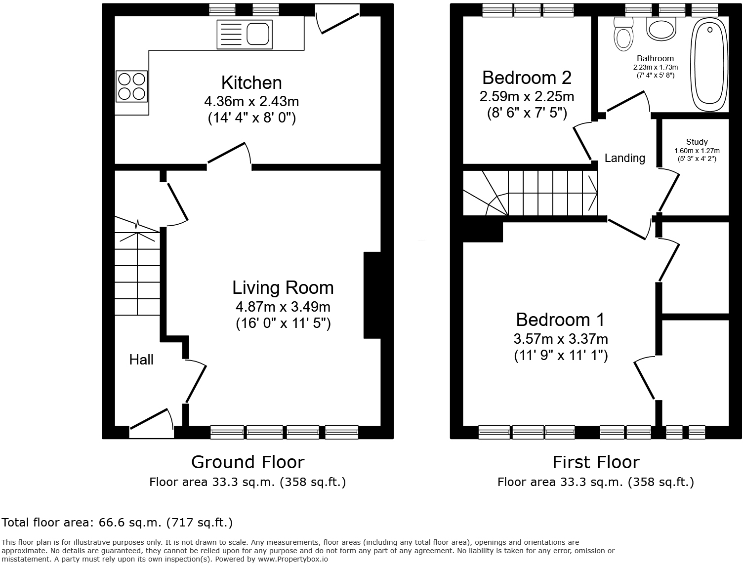 Scar Top, Golcar floorplan
