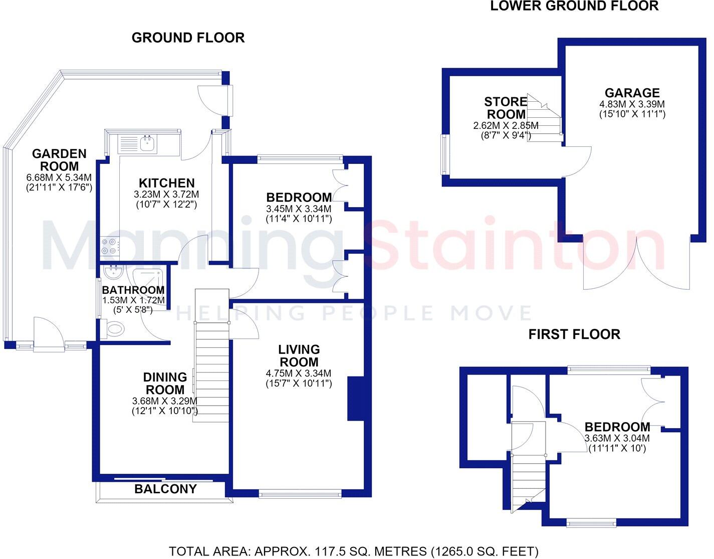 Priesthorpe Road, Farsley, Pudsey, West Yorkshire floorplan