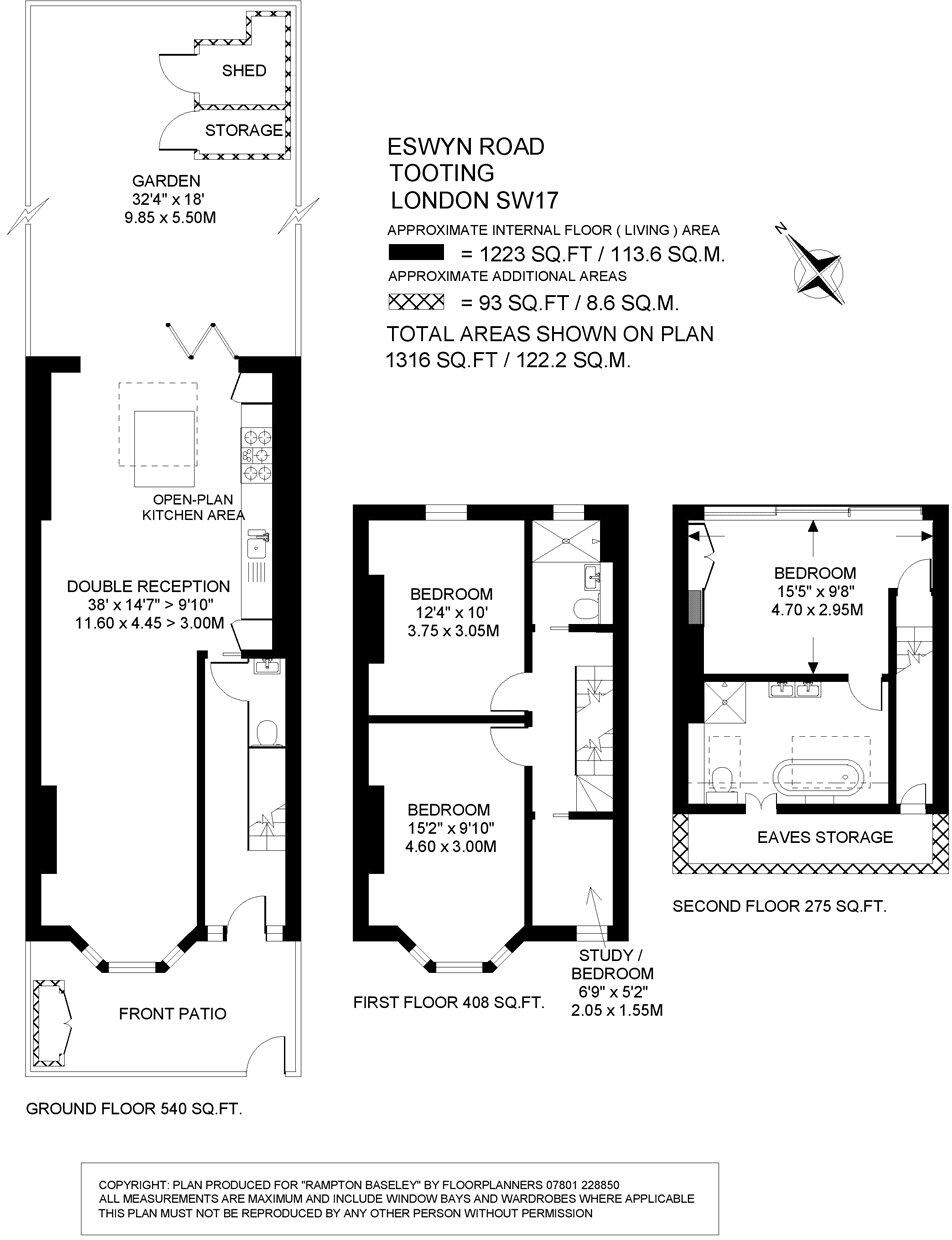 Eswyn Road, SW17 floorplan