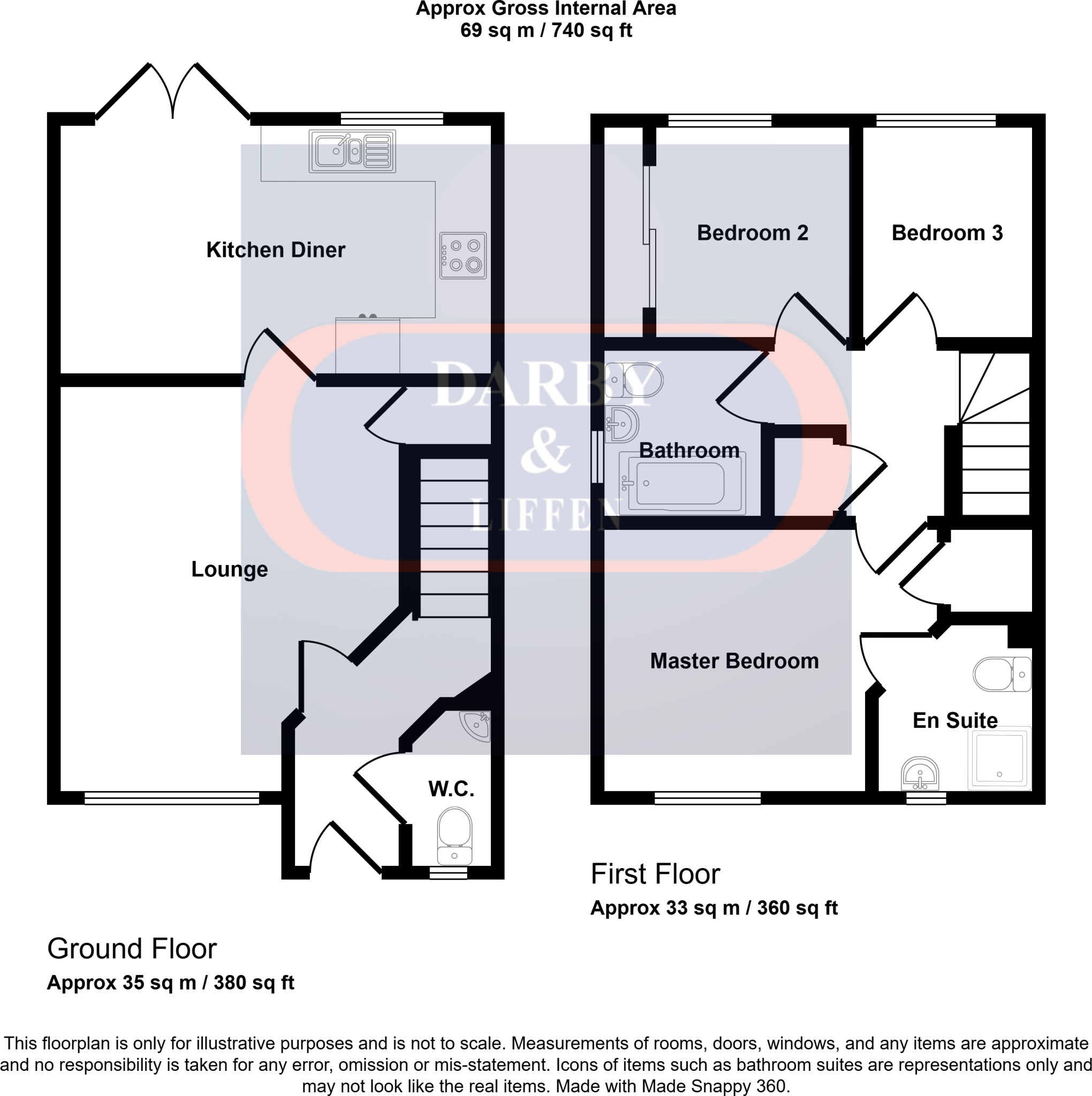 Darnell Close, Bradwell floorplan