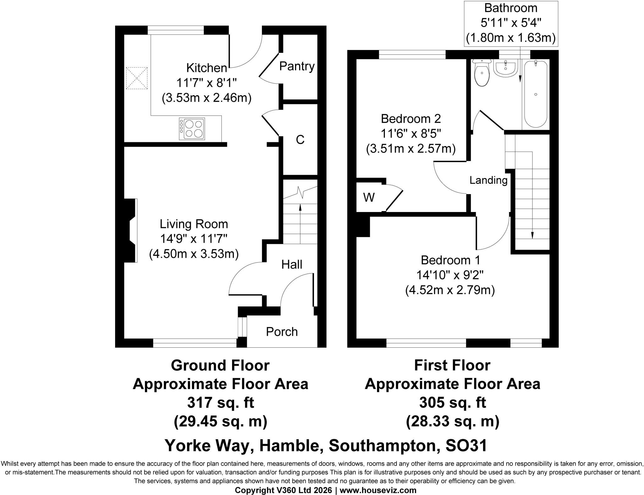 Yorke Way, Hamble, Southampton, Hampshire, SO31 floorplan