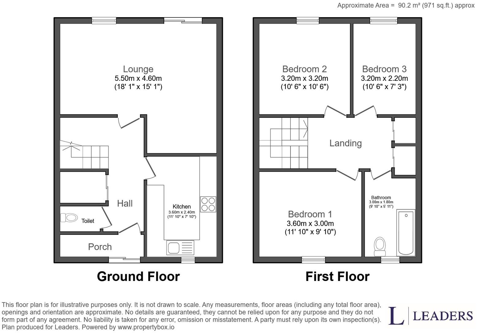 Peregrine Road, Luton, Bedfordshire, LU4 floorplan
