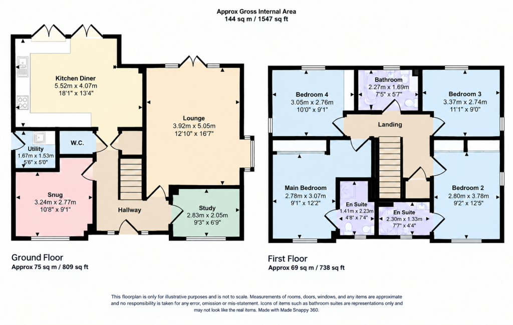 Brendon Gardens, Fair Oak, SO50 7GG floorplan