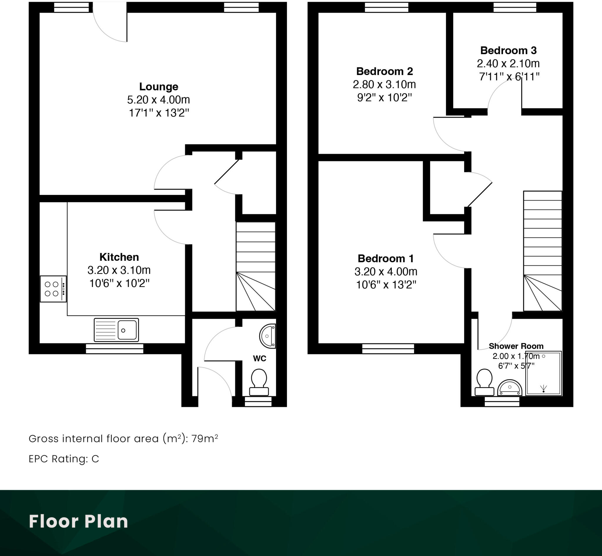 7 Rannochmoor Gardens, Dundee, DD3 9SJ floorplan