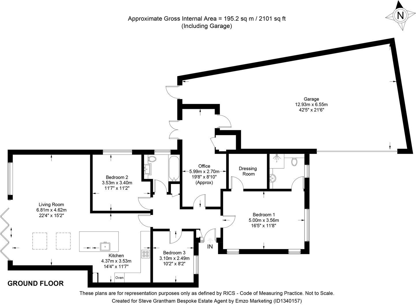 Keats Close, Waterlooville floorplan
