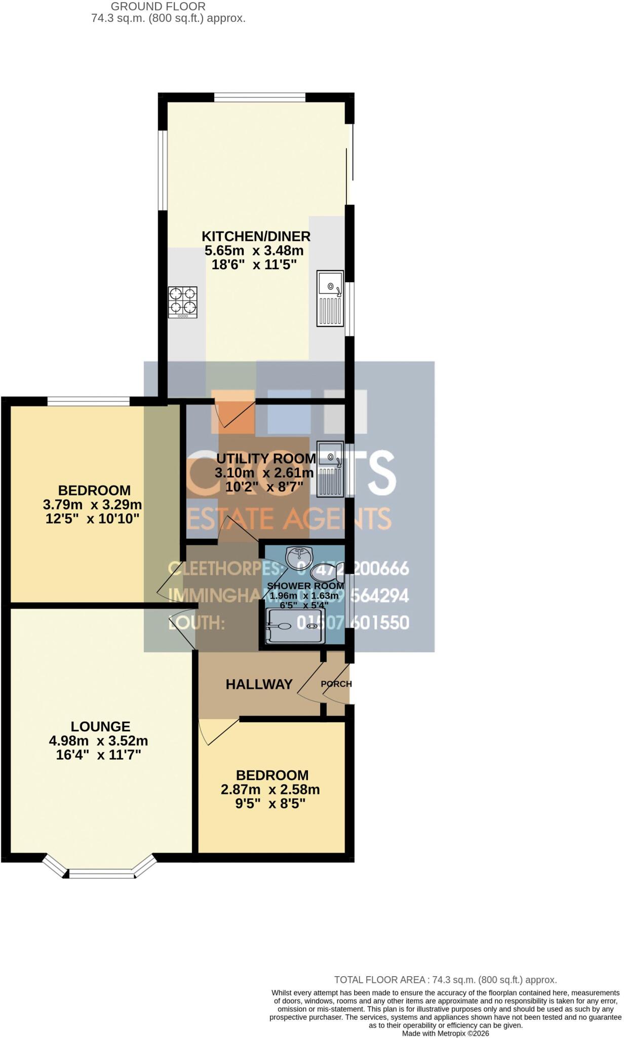 Thornton Place, Immingham  floorplan