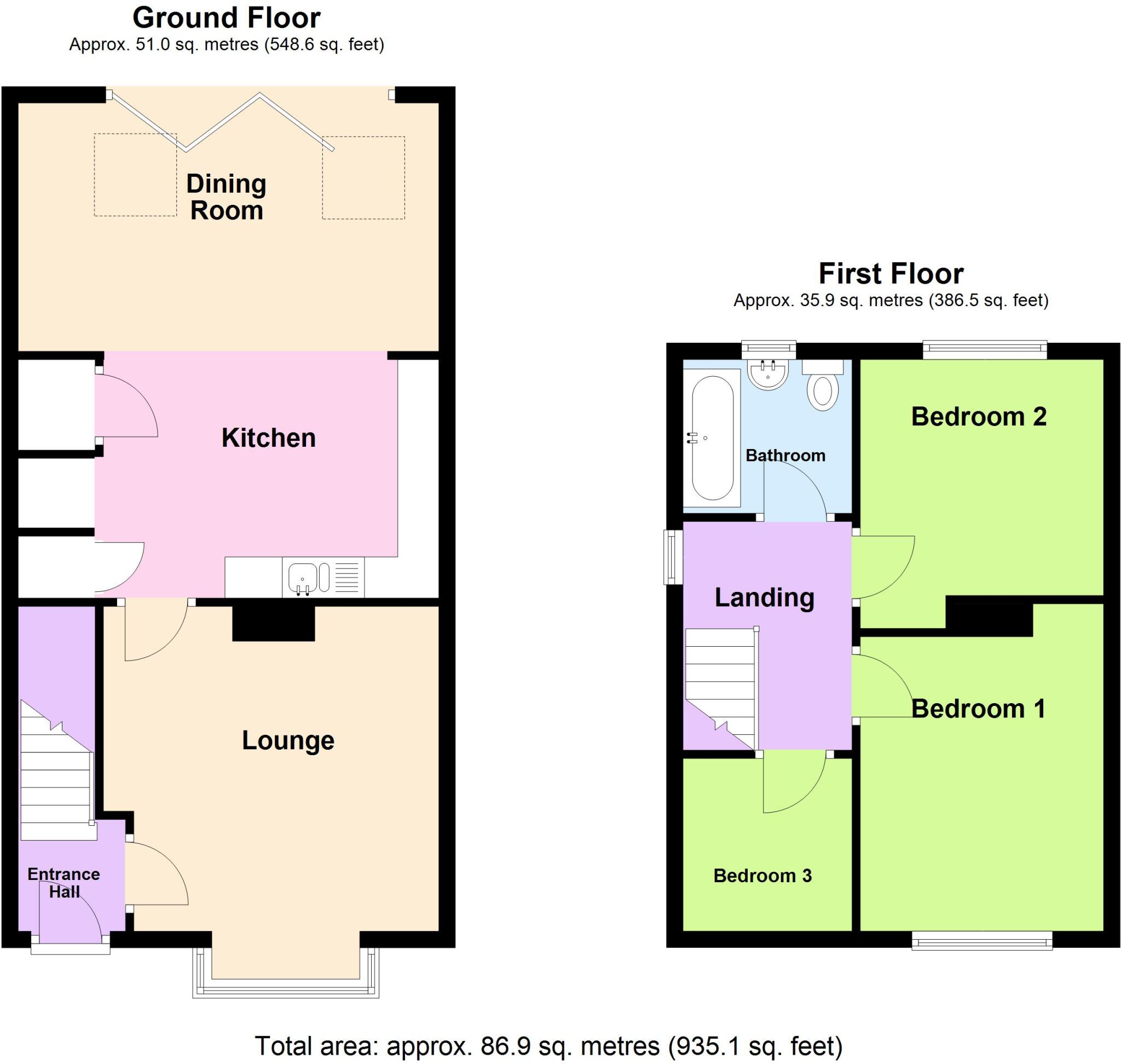 Green Lane, Wickersley, Rotherham, South Yorkshire, S66 floorplan