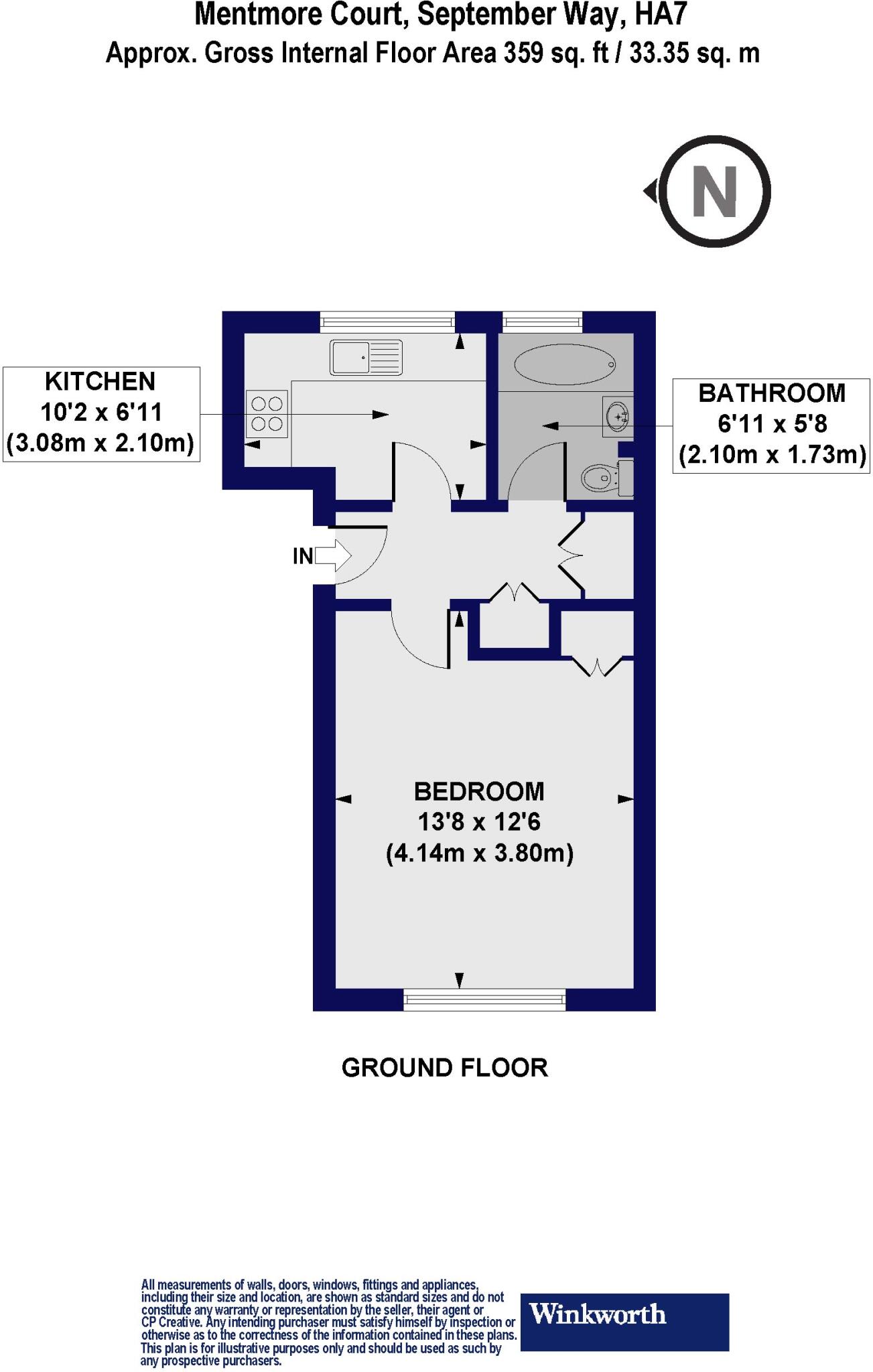 September Way, Stanmore, London, HA7 floorplan