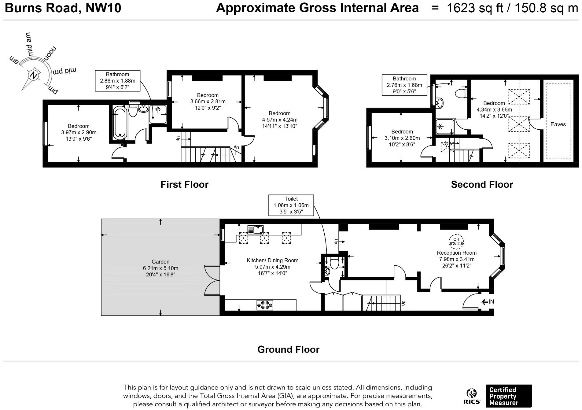 Burns Road, Harlesden, London NW10 floorplan