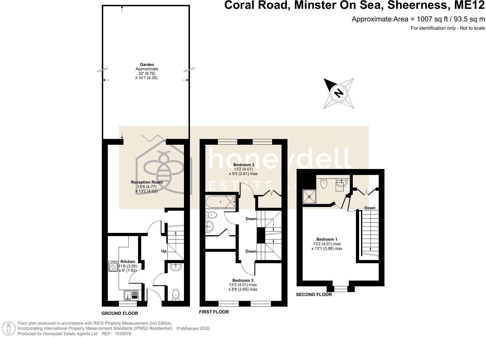 Coral Road, Minster On Sea, Sheerness floorplan